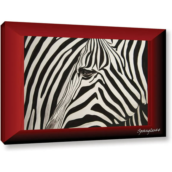 ArtWall Lindsey Janichs Zebras Green Appeelz Removable Graphic Wall Art 18 by 18 